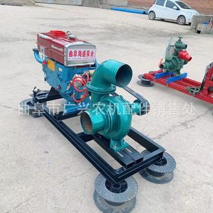 单缸水冷680方柴油污水工程水泵建筑施工污水排涝泵家用灌溉抗旱