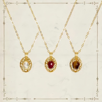 金枫露白水晶项链锁骨链