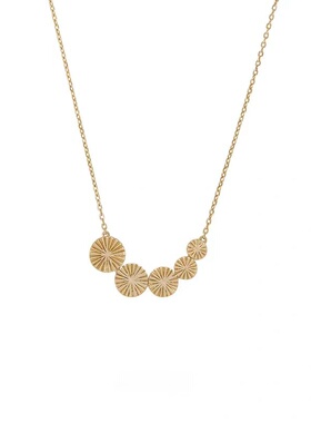 【新款】松间 团松笑笑项链以不规则大小团松组合如微笑常在