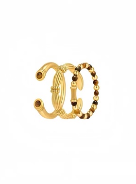 辛芷蕾同款塔尼戒指套组