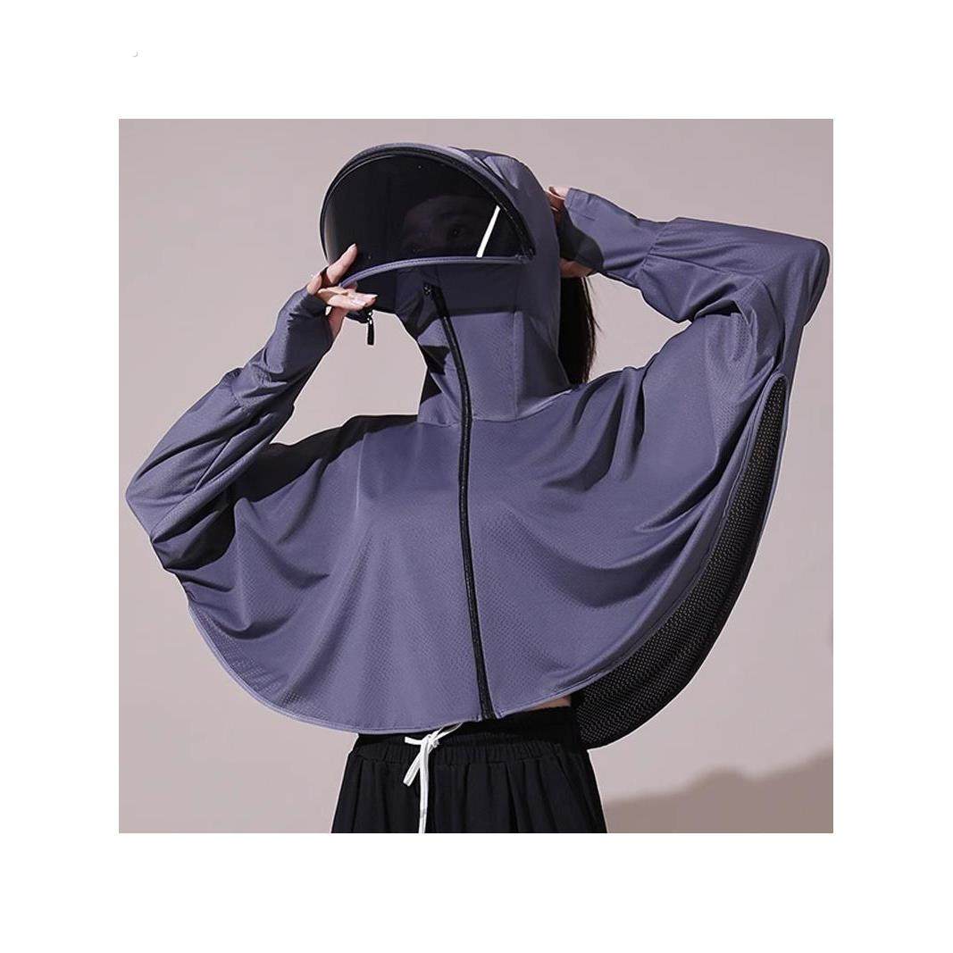 防晒衣女2025年新款夏季防晒衫防紫外线骑车冰丝透气薄款防晒服潮