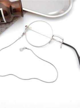 单片眼镜怪盗基德阿蒙单祇半边单侧眼镜覆古英伦夹眼鼻式有度数