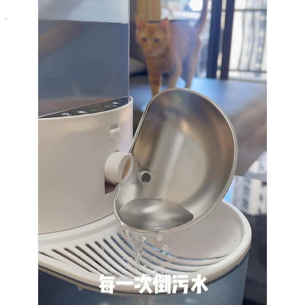 宠饮水机倾倒式猫咪不插电自动喂水器流动水智能宠物狗狗引力水电