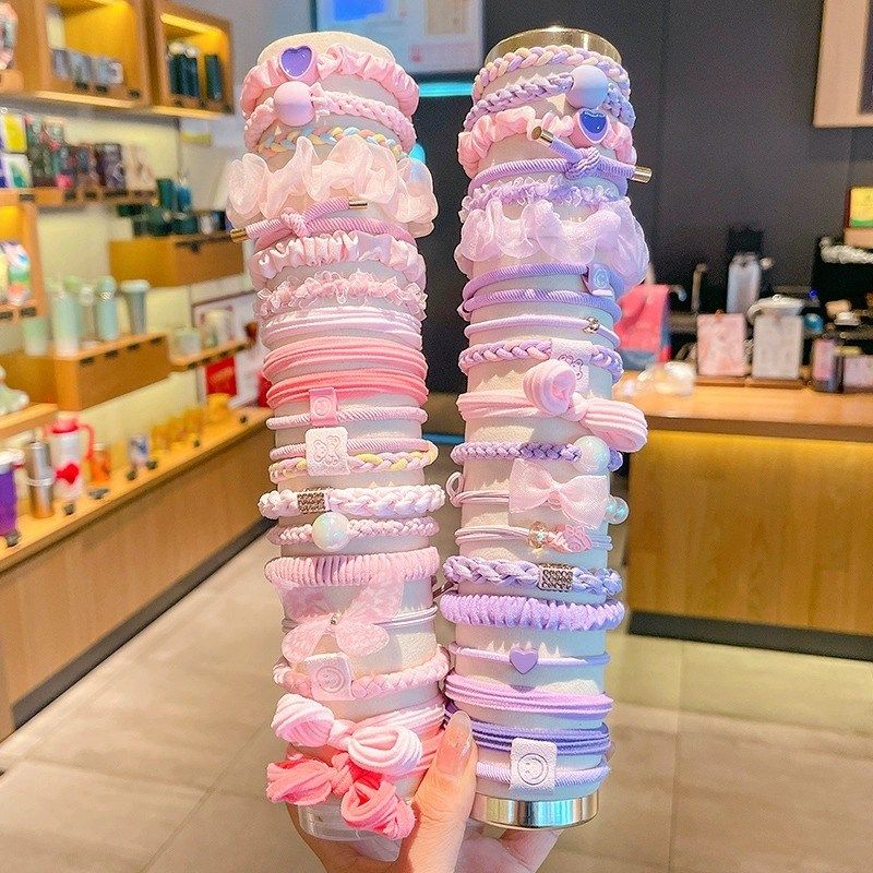 大圈儿童发绳皮筋女扎头女童丸子头橡皮筋头绳发饰小女孩上学头花,童装/婴儿装/亲子装,发饰,淘宝优惠券,粉丝福利购,淘宝优惠卷