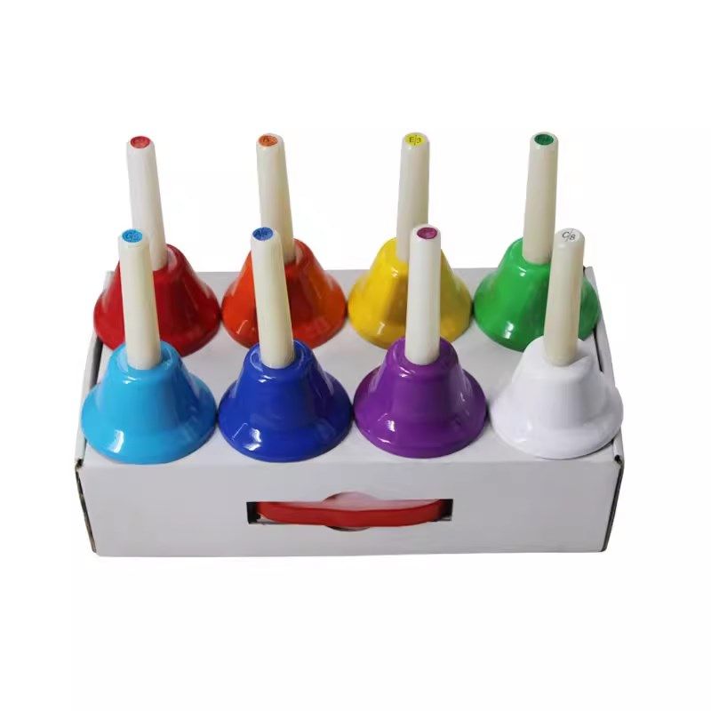 奥尔夫乐器八音手摇铃儿童碰钟8音课铃音感钟8音课铃手按钟铃乐器,玩具/童车/益智/积木/模型,打击乐器,淘宝优惠券,粉丝福利购,淘宝优惠卷