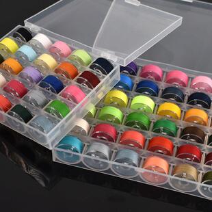 千缝底线套线锁芯家用缝纫机底线多色缝纫线DIY手工制作