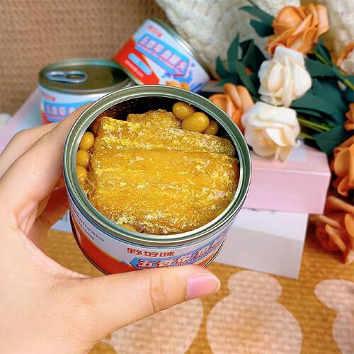 野好味鱼罐头五香带鱼罐装五香味开罐即食小零食下饭下酒菜户外