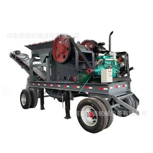 PE600×900PE750×1060车载式移动鄂式破碎机时产100200300吨