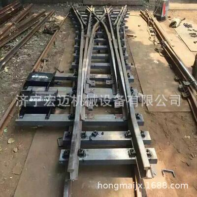 50轨60轨基本轨护轮轨加工尖轨辙叉及护轨价格道岔尖轨的厂家