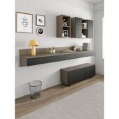 桌面书架组合北欧简约现代小公寓电脑桌书房桌面书柜综合组合