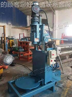 立桶剪半js-qgj-5自动废式油桶切割机 废旧油立式开盖机 油桶滚动