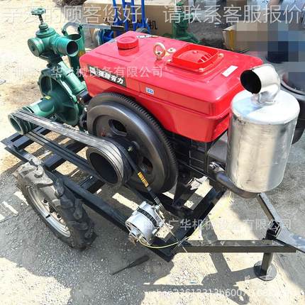 3RDX8寸柴油水拖23kw大流量常柴水泵拖车10方14车0泵米