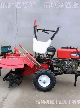 小型油ZKU耕机柴油式挖沟机两驱微水冷微耕机农业机械手扶微汽耕