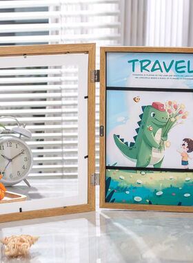 儿童画收纳画框手工作品展示磁吸