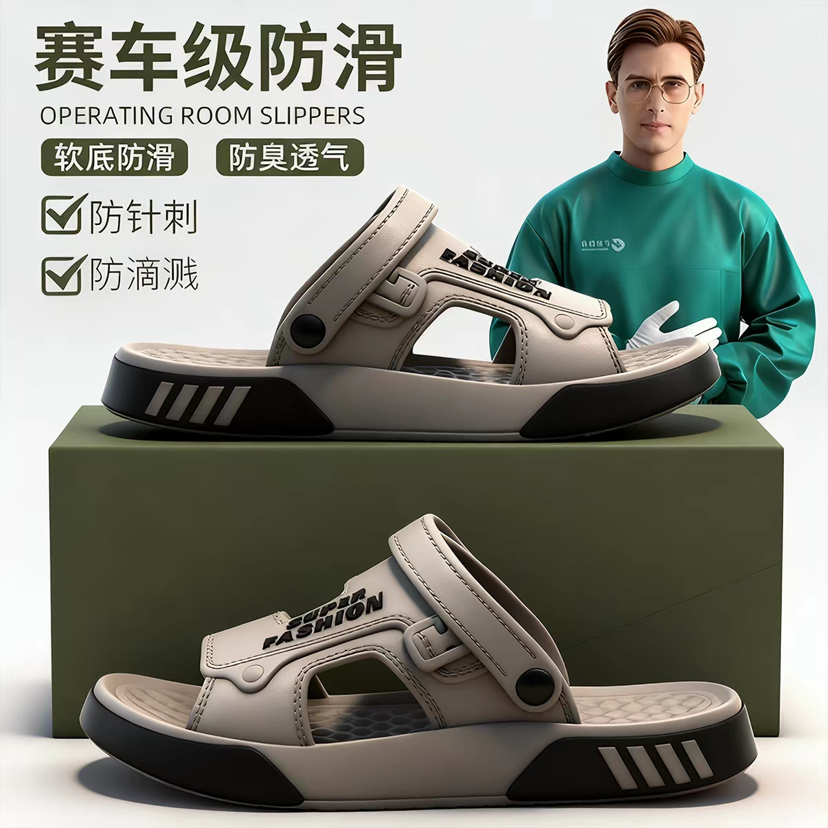 凉拖鞋男士夏季外穿2026新款司机