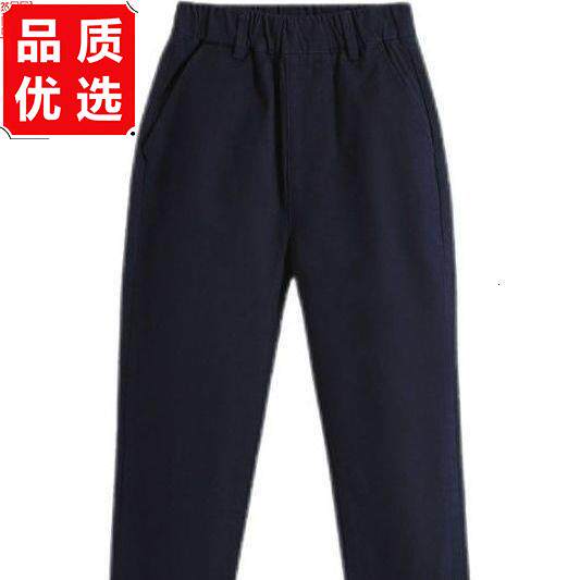 伊顿同款西裤儿童黑卡其