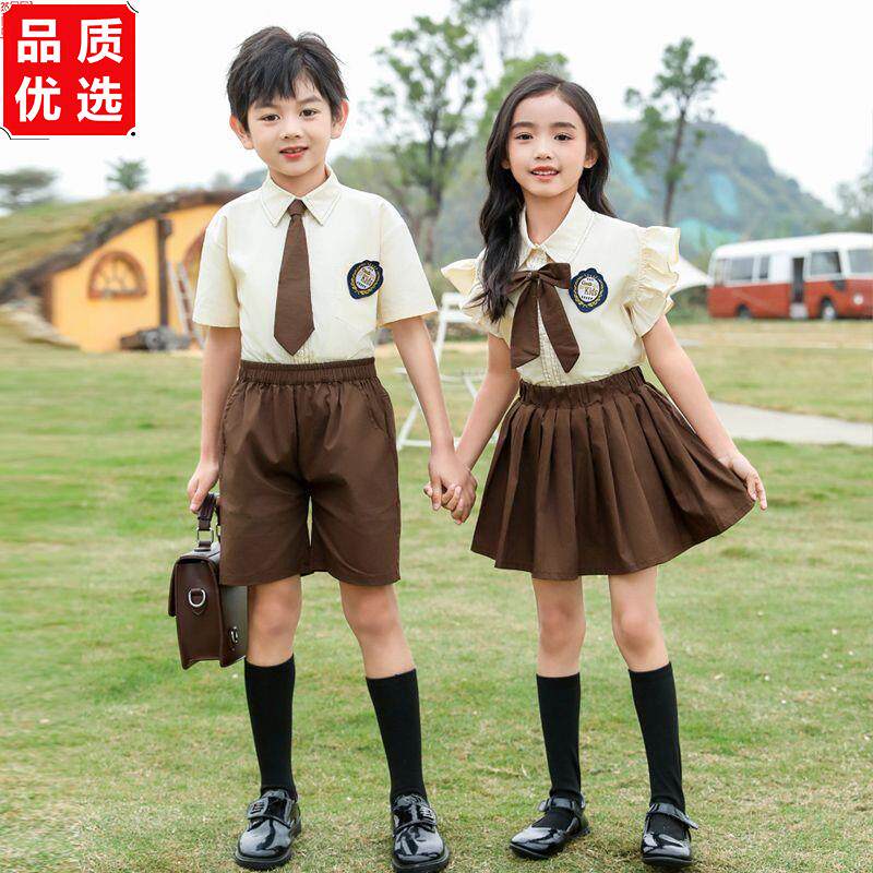 六一儿童演出服装英伦风套装幼儿园园服套装夏季中小学生班服校服