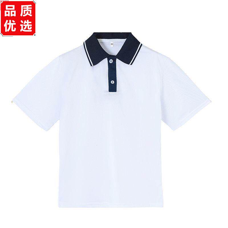 夏季短袖中小学生白色翻
