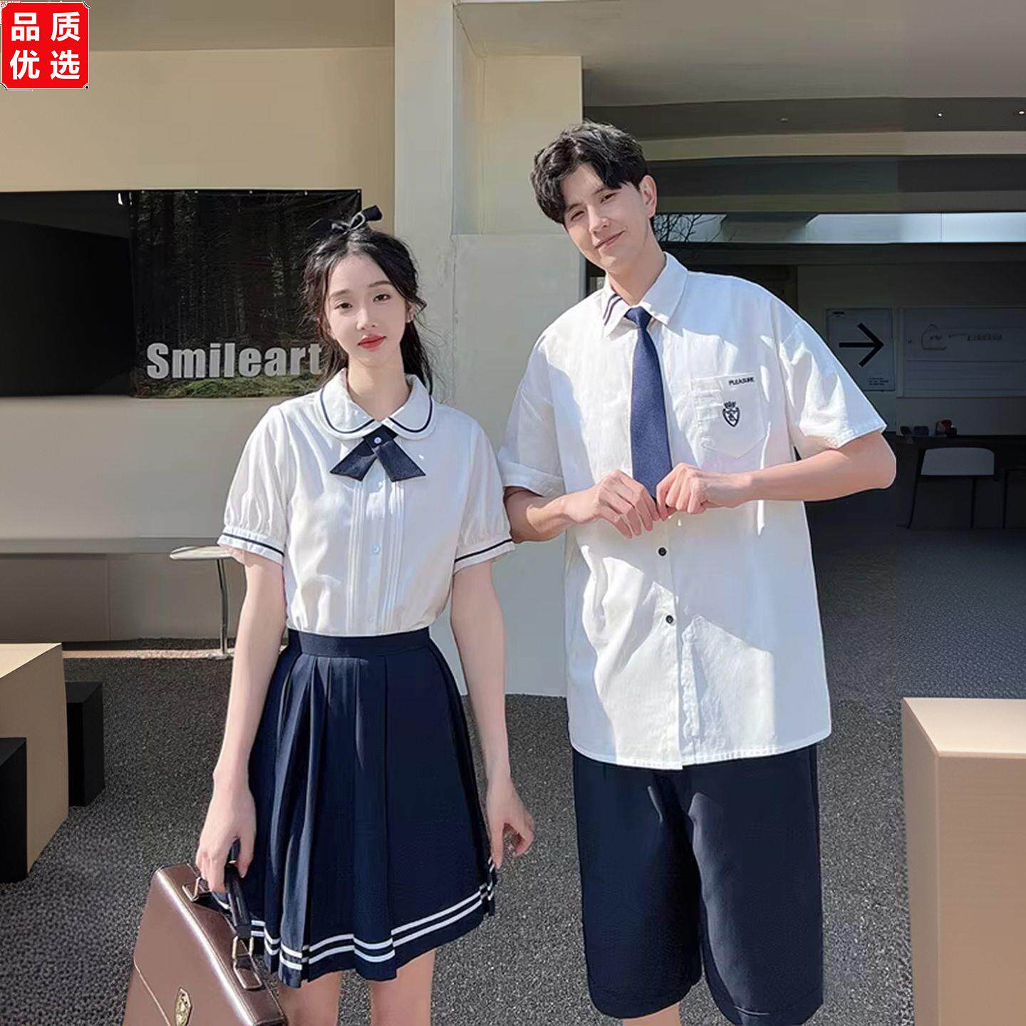 班服夏季学院风高中生毕