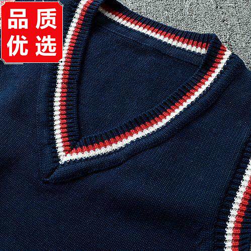 纯棉毛坎肩高初中小学生