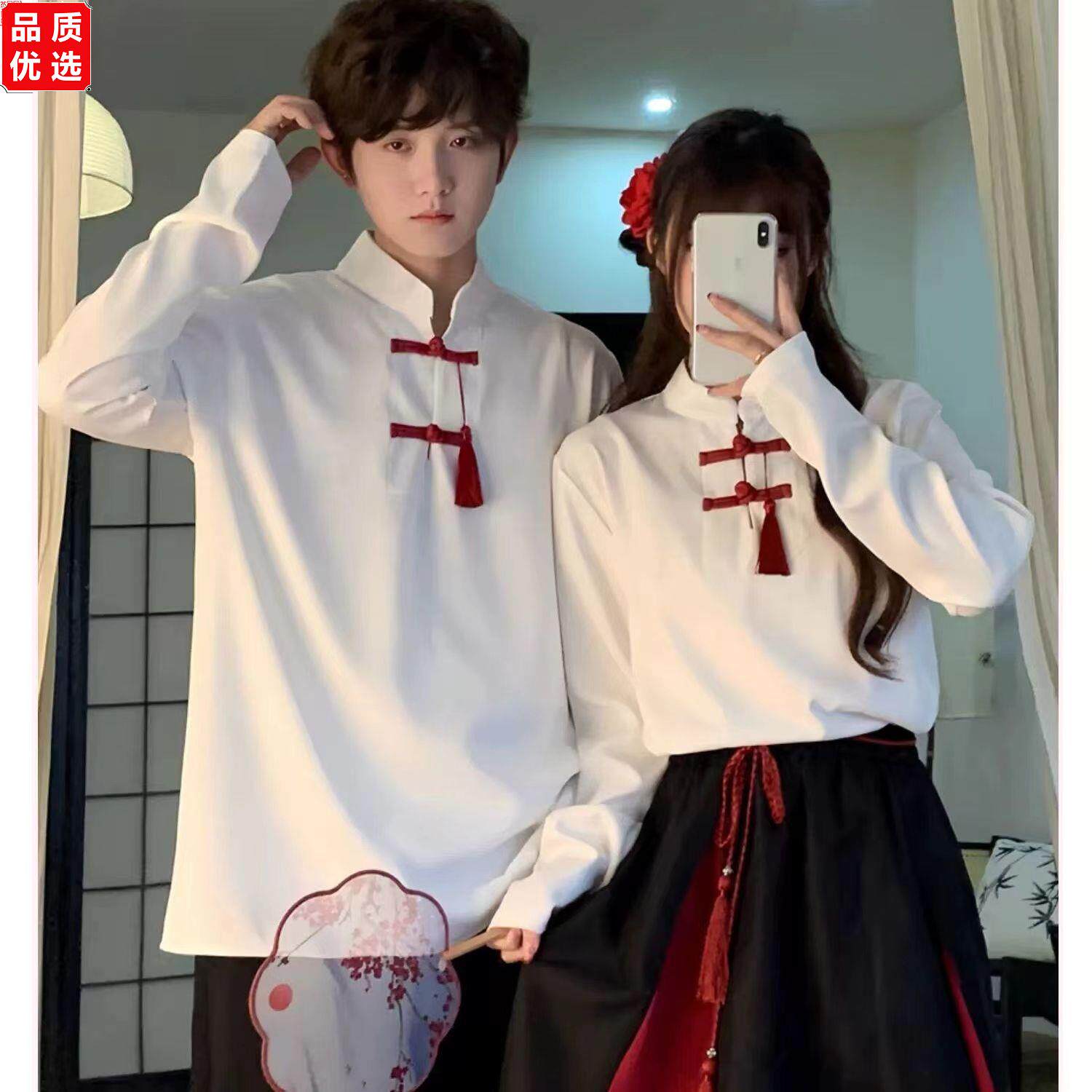 古风汉服班服套高中学生