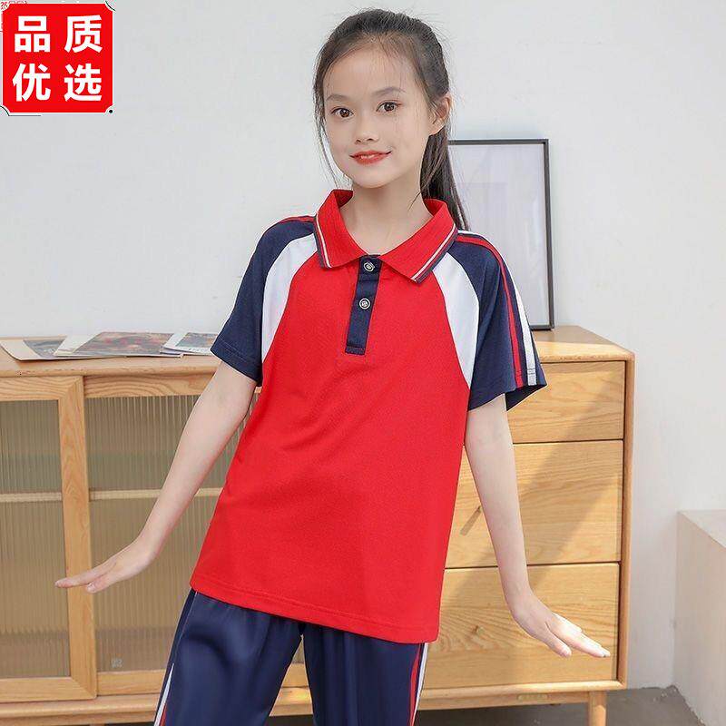 学生校服短袖棉夏季t恤小