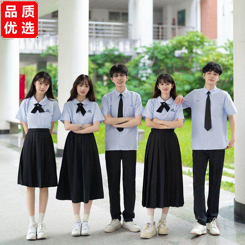 泰式泰国校服衬衫女短袖