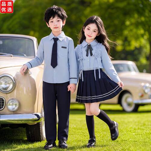 儿童大合唱演出服诗歌朗