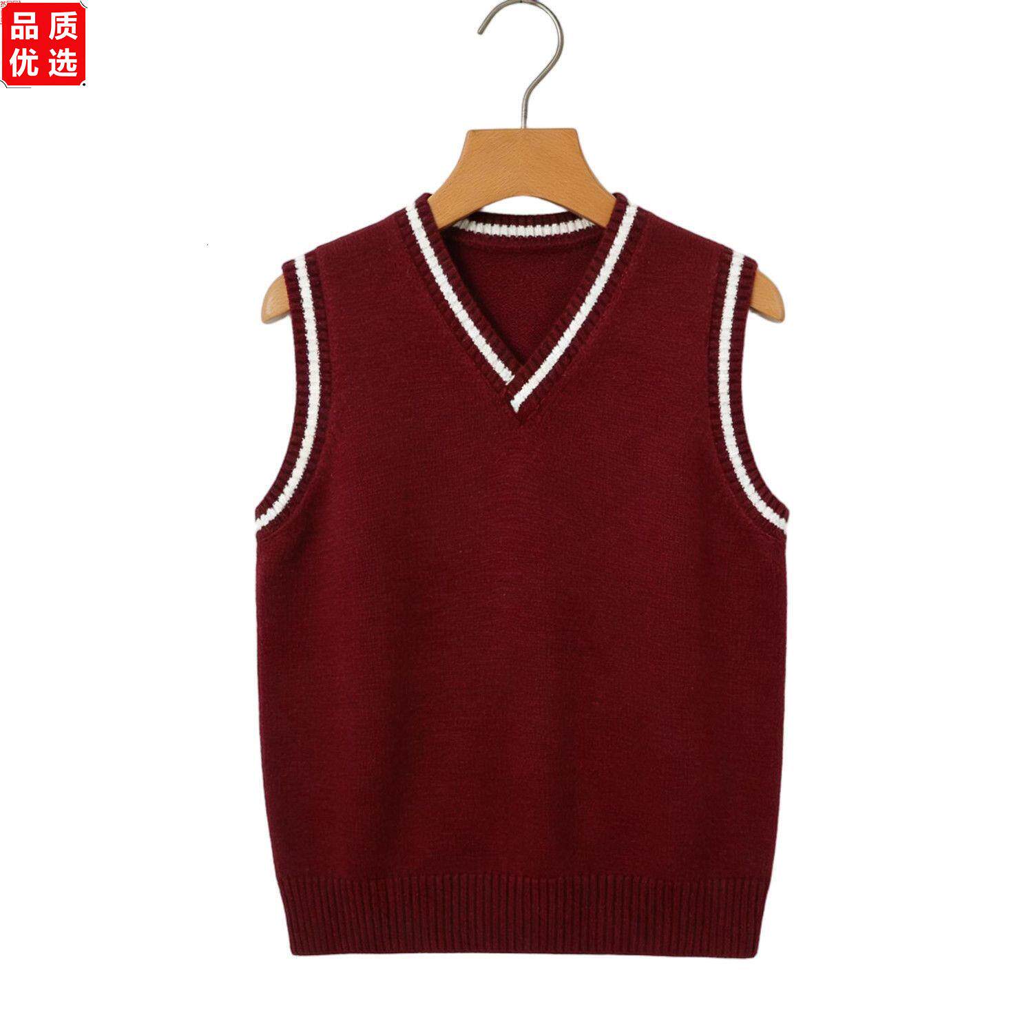 伊顿同款儿童校服毛衣背