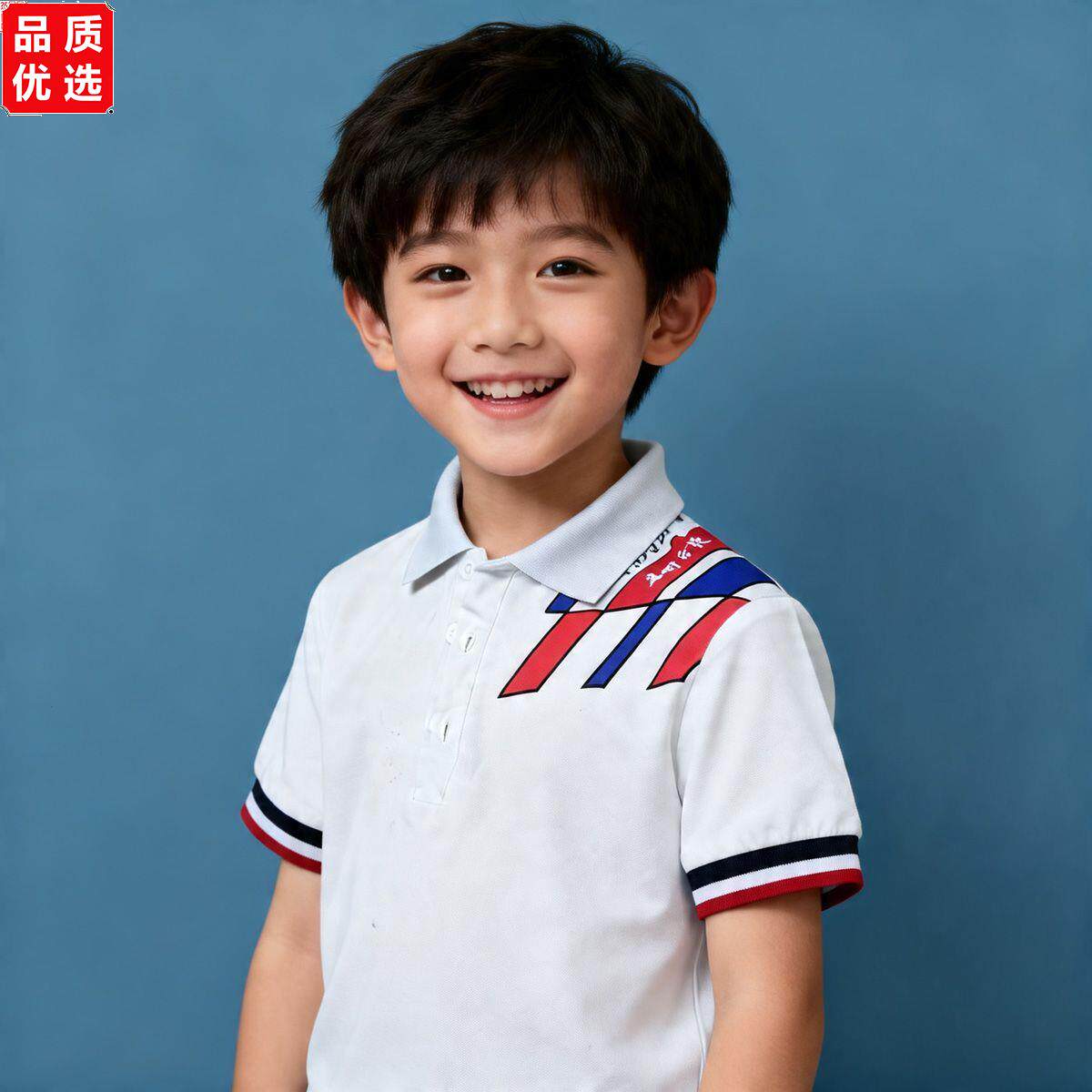 北京景山学校通州分校校服纯棉短袖夏季开学通用小学生一模一样