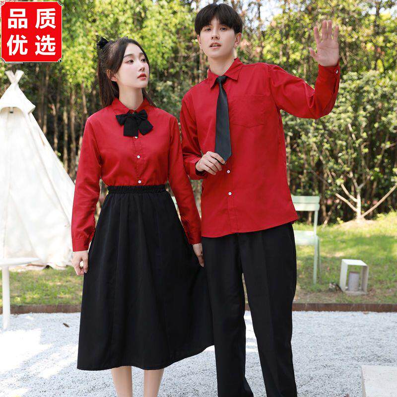 班服学院风韩版衬衫秋季