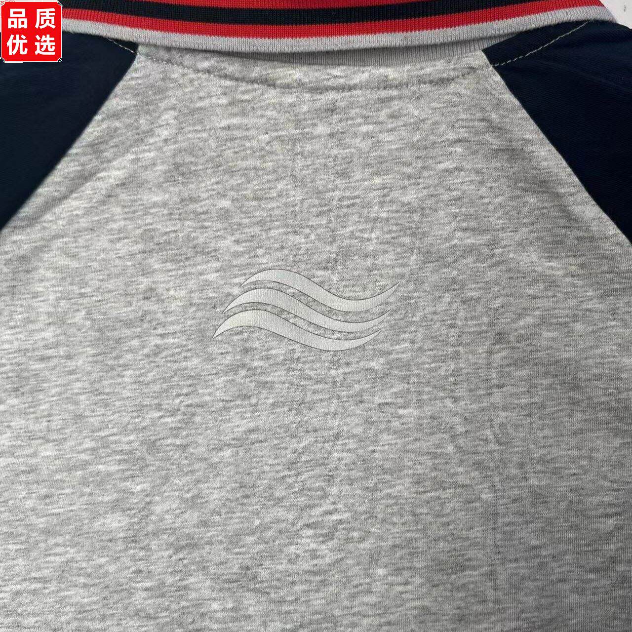 灰色中学生校服短袖夏季