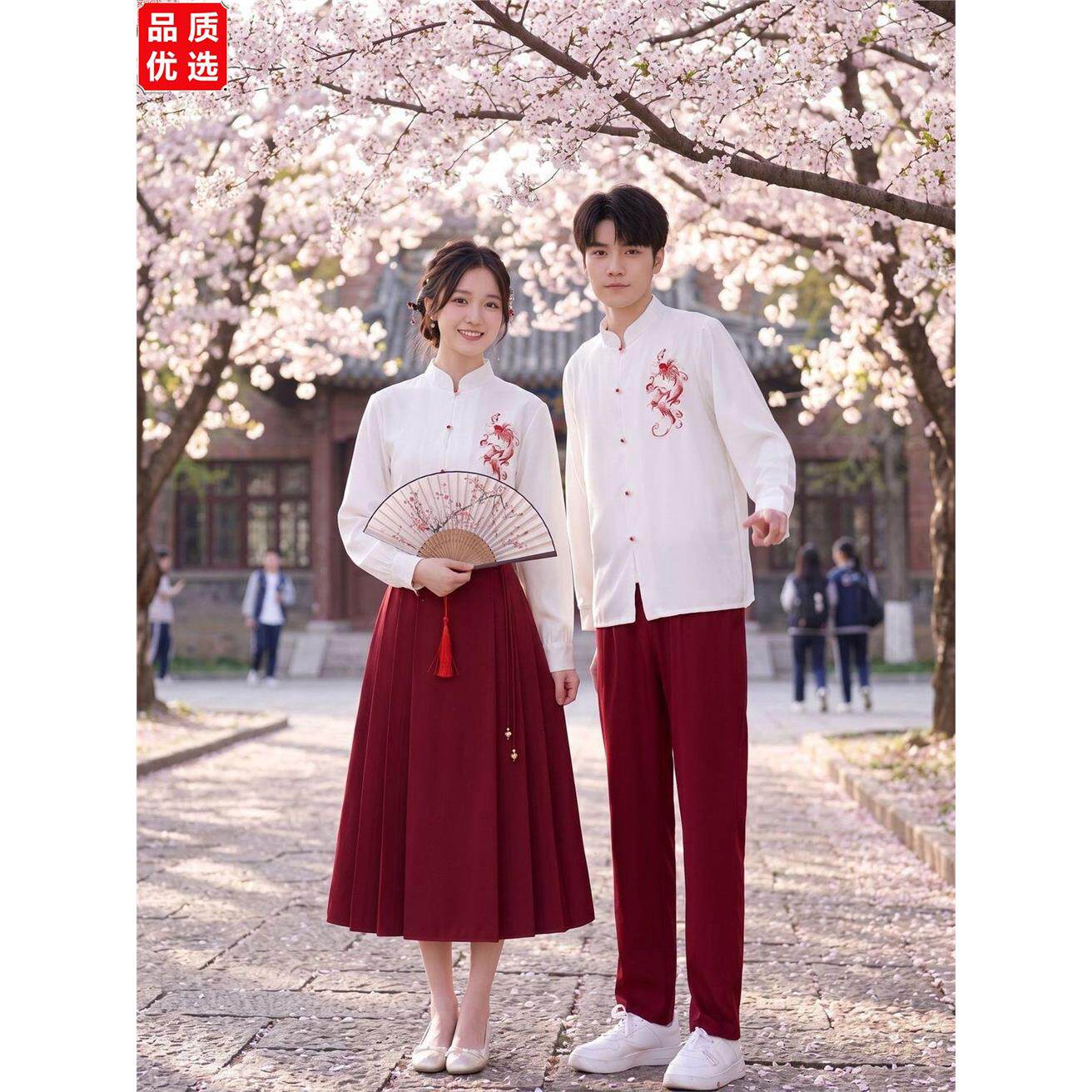 毕业班服古风成人礼女裙