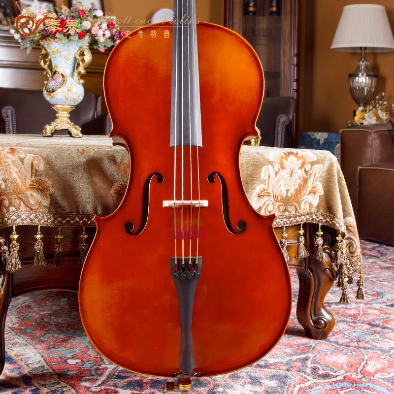 曹氏大提琴实木手工初学者儿童入门乐器学生专用练习提琴 STC-100