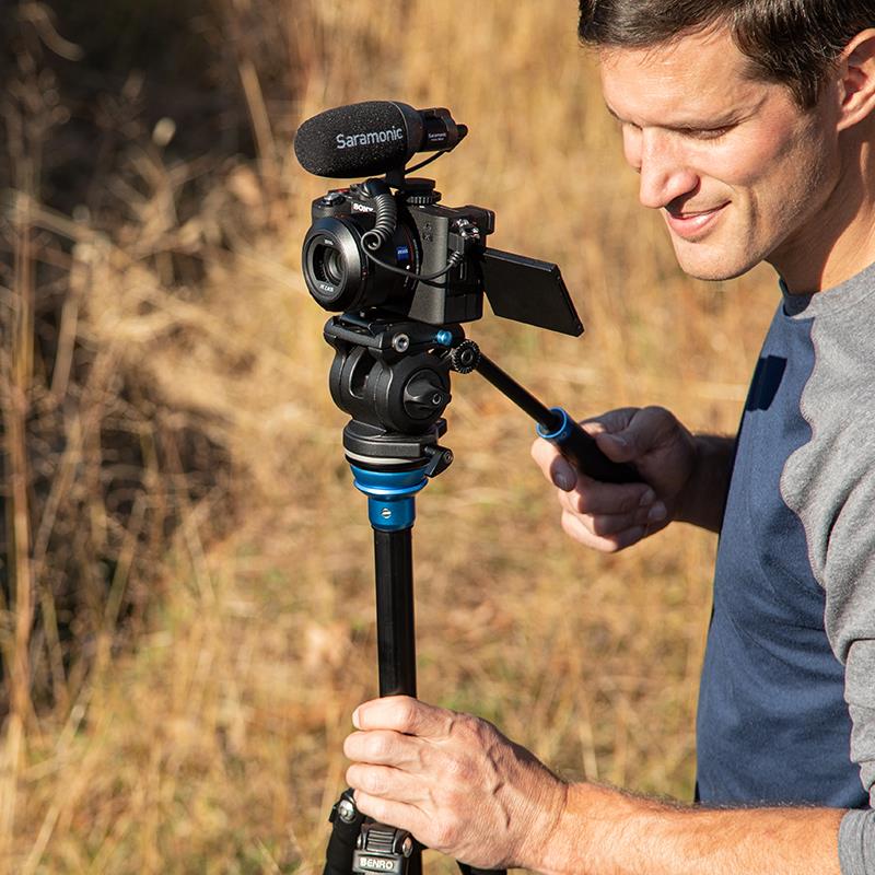 BENRO百诺A2883FS4N/A1883FS2N摄像机三脚架单反微单手机专业独角