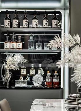 一匚 现代轻奢酒具收藏展示柜仿真酒酒具摆件 样板间酒店会所摆件