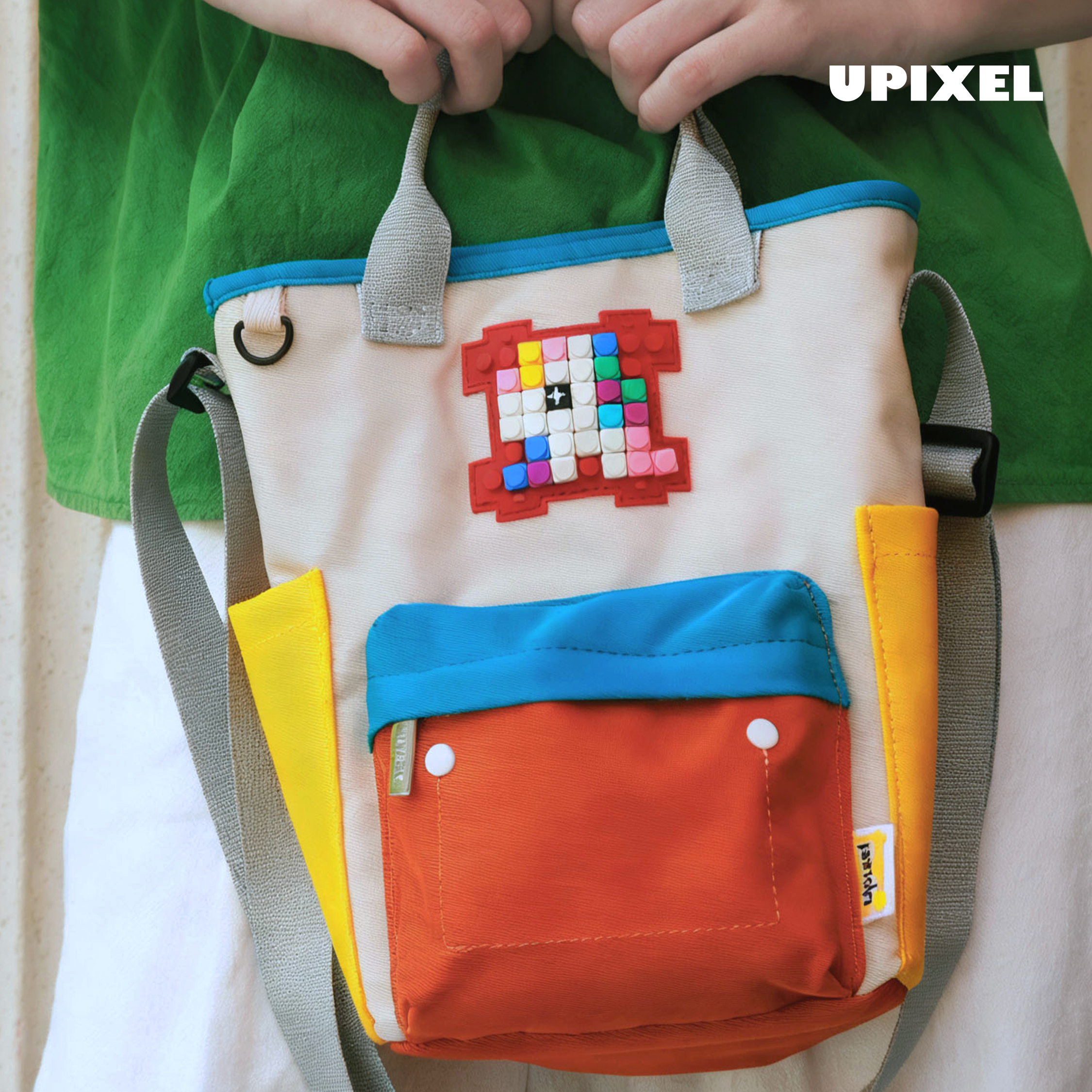 upixel轻便斜挎女包独角兽DIY拼图包出门实用斜挎包