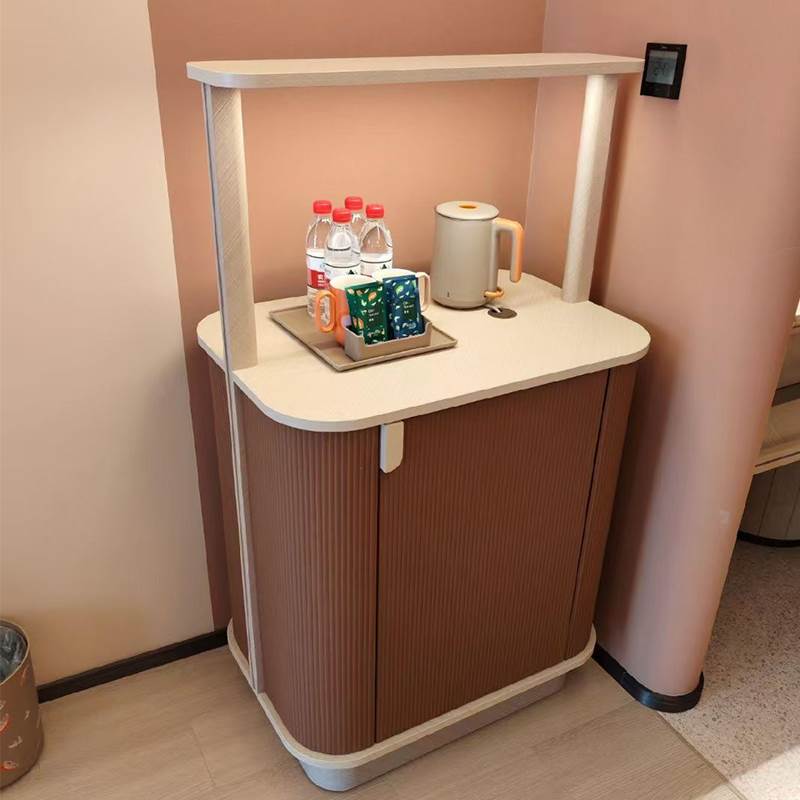 桔子酒店同款客房家具茶水柜水吧台民宿公寓酒店工程定制家具工厂