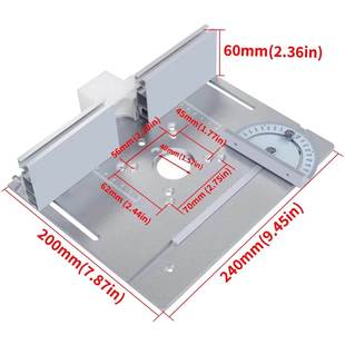 C8木工修边机雕刻机电木铣倒装板工作台多功能升降台面倒角修边开