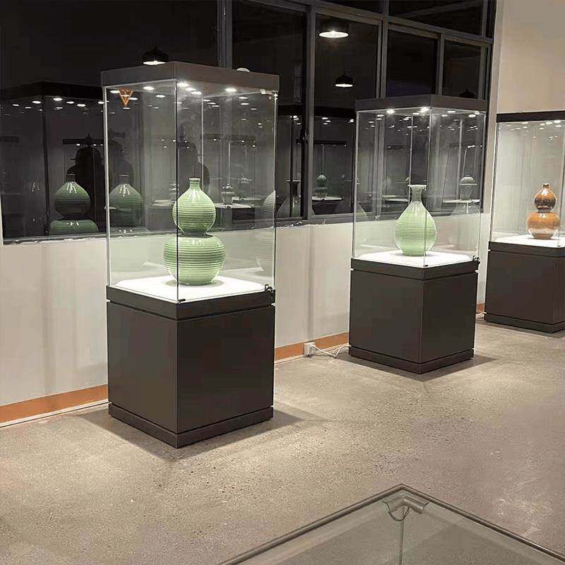 博物馆纪念币收藏册古董玻璃展示柜文物字画玉器珠宝产品展览柜台