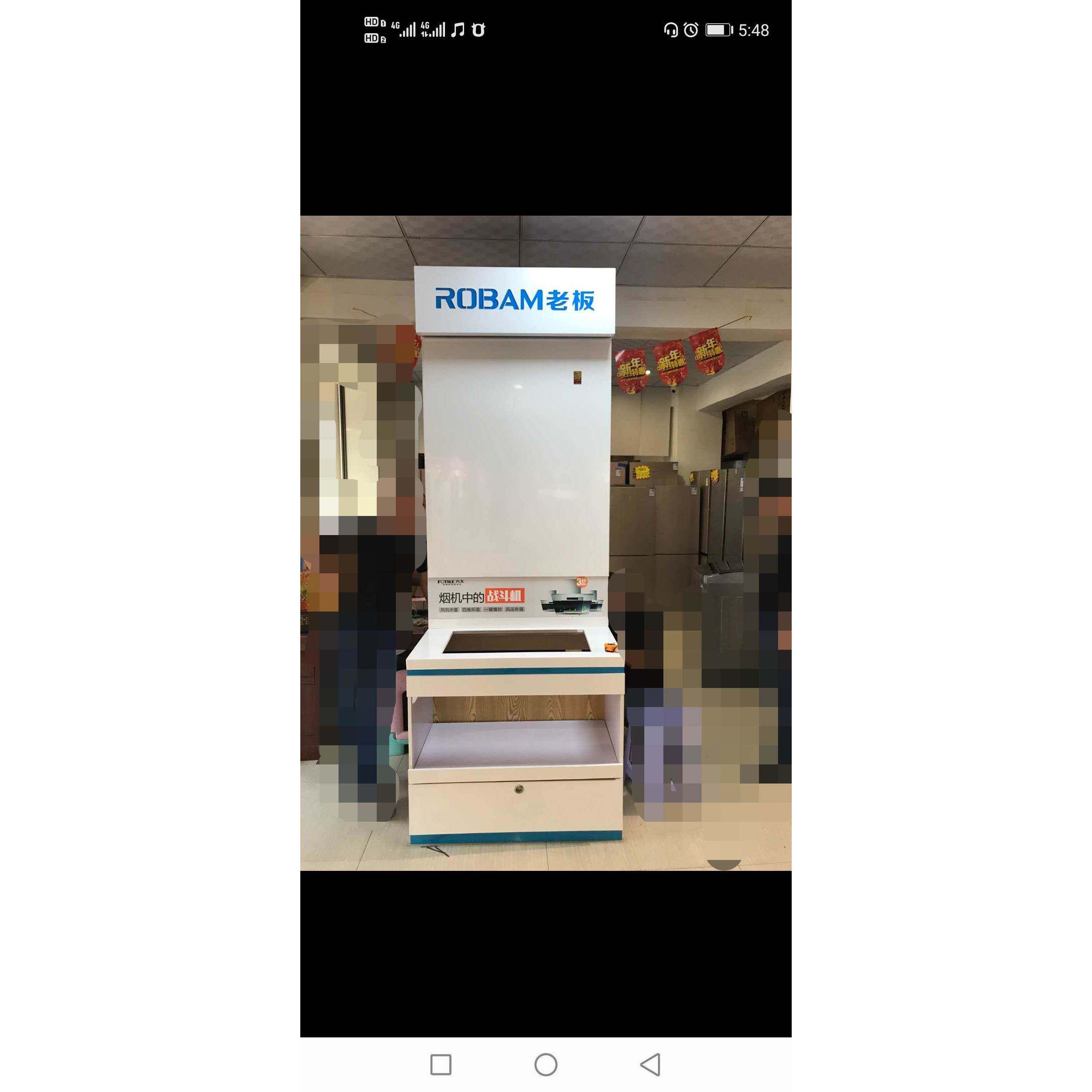 厨卫电器展柜 油烟机展架 展示柜消毒柜灶具展台柜集成灶展示柜