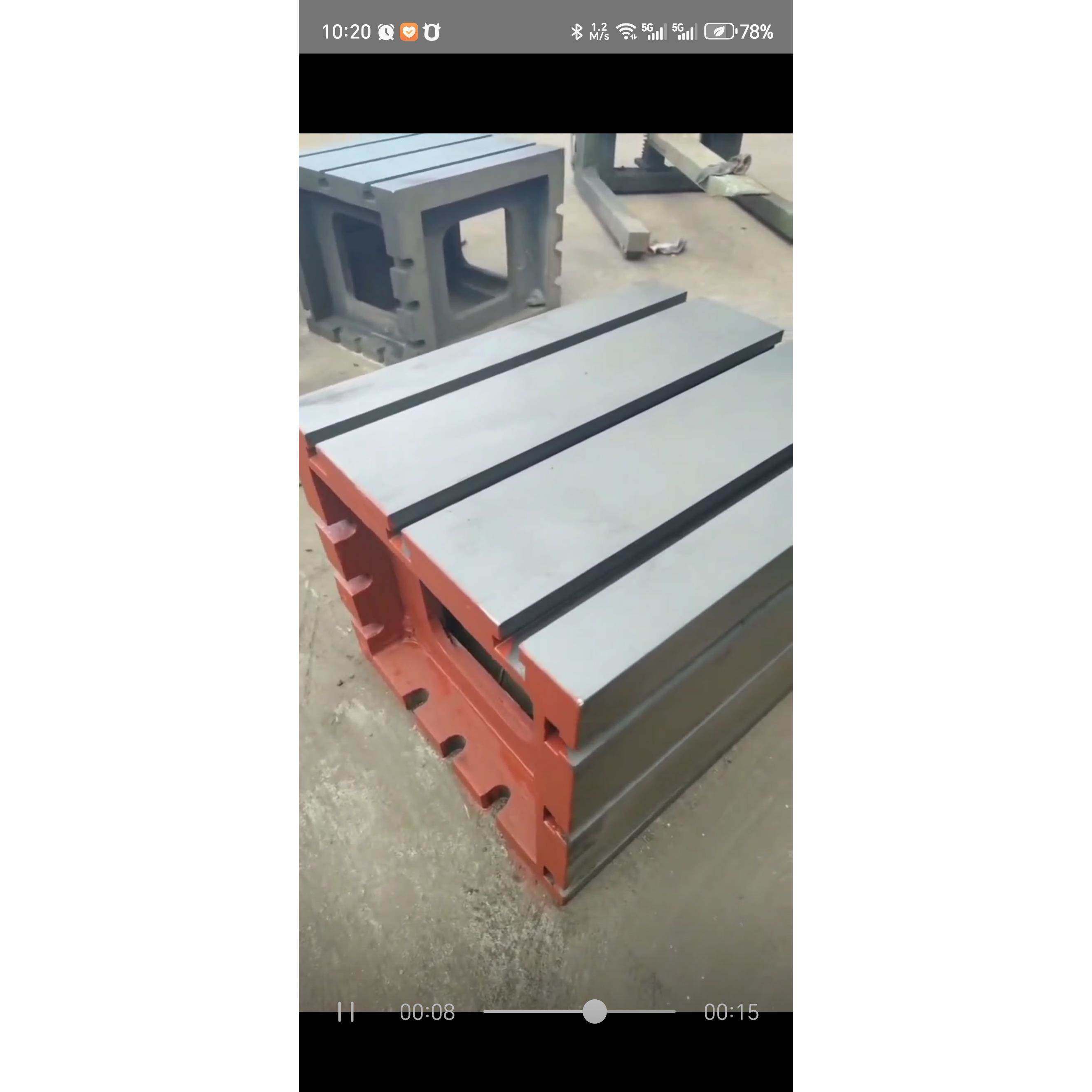 CNC工作台钻床工作台定做方箱数控龙门垫高工作台 550-450-400