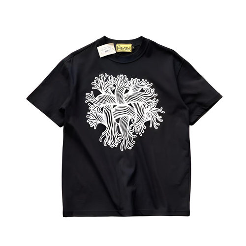 Christopher Nemeth 22ss 绳结 印花图 短袖T恤 纯棉 男女同款