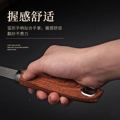 家用加QVO厚勺不锅铲304锈钢漏汤勺特厚厨具套菜装煎铲加长炒铲子