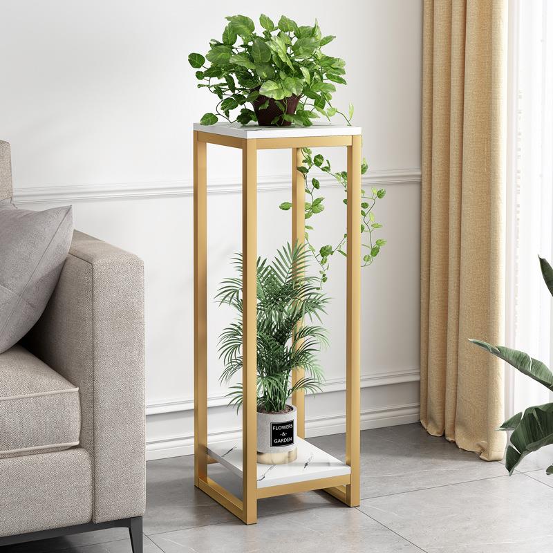 家用室置内客厅多绿萝花架阳花盆架台子简约铁艺物架层R11A盆栽架