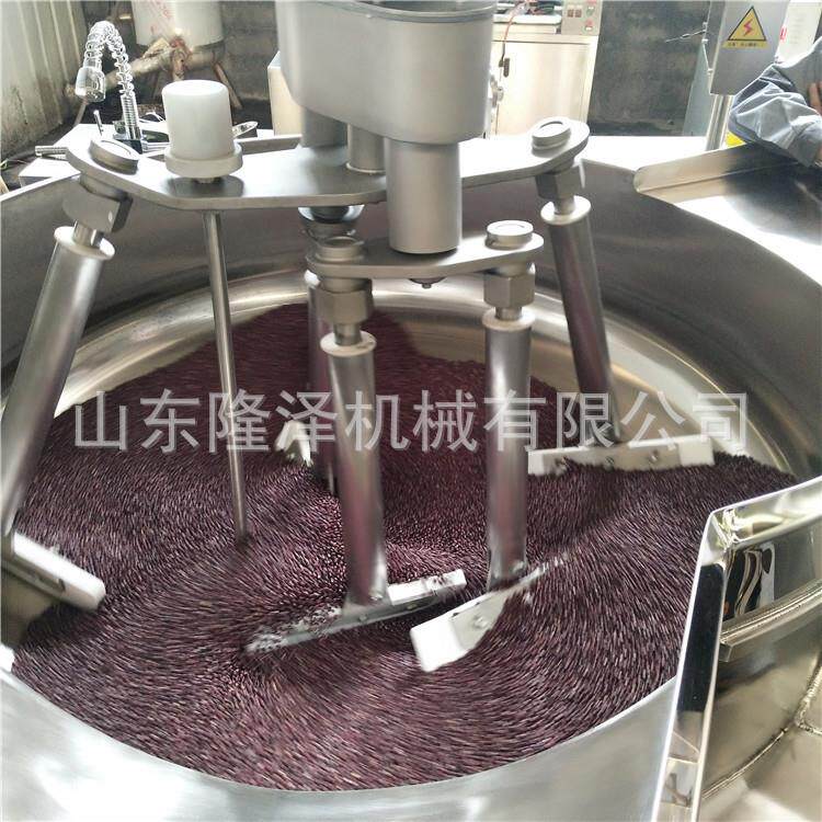 电加热自动炒饭炒面机 行星翻炒刮底搅拌锅 红薯粉葛粉熬制锅