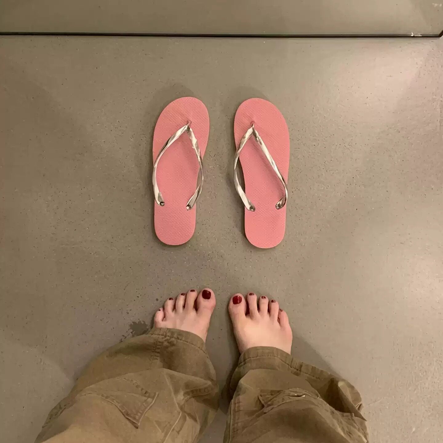韩系人字拖女夏外穿绝美不累脚20