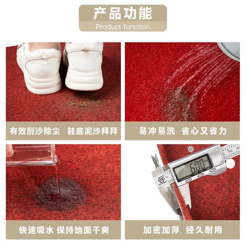 入门地垫进门地垫门口厨房吸水地毯门垫门厅防滑垫踩脚垫定制家用