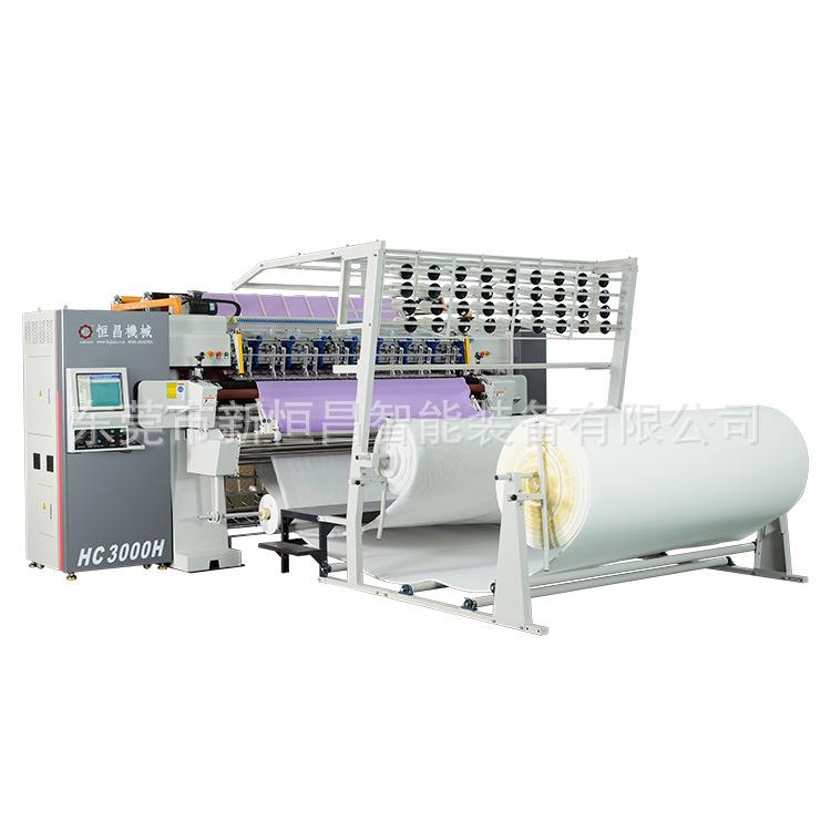 厂家供应恒昌全自动多针床垫边料绗缝机长期销售绗棉机