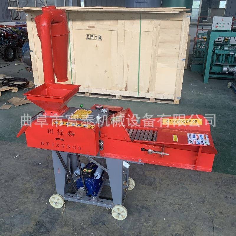 养牛场青饲料铡草机多功能铡草揉搓粉碎机玉米芯麦秸铡切机